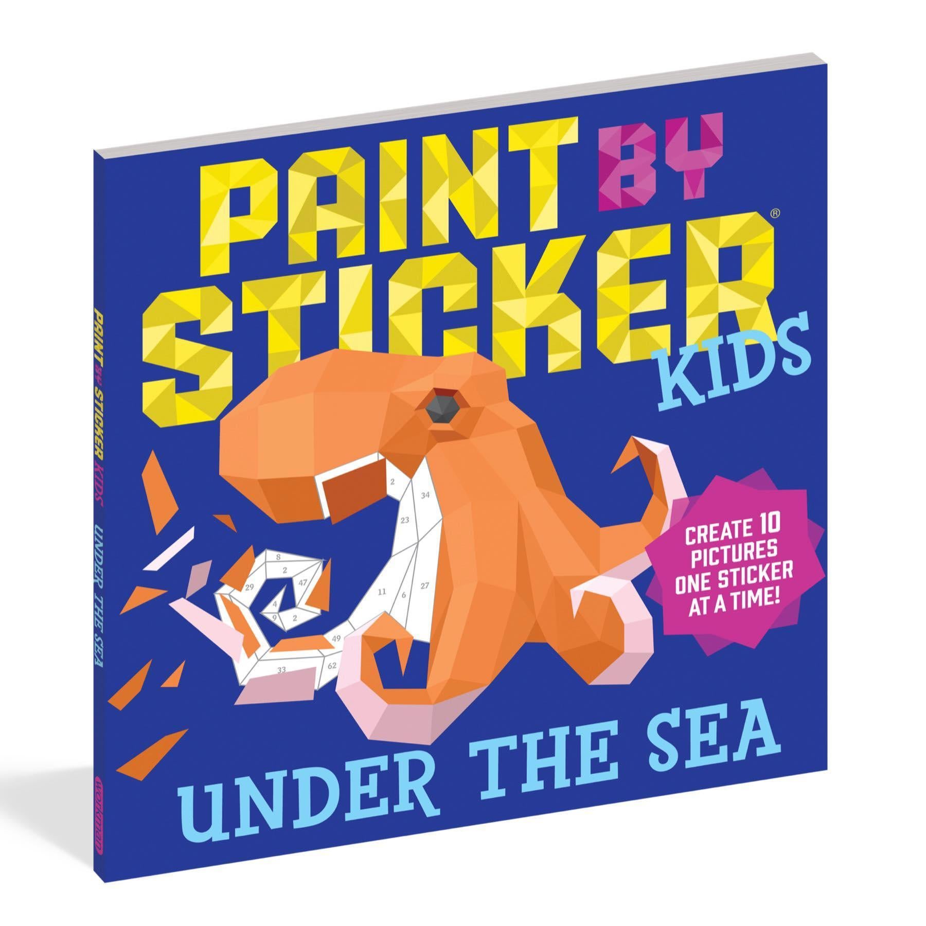 ***CLEARANCE - FINAL SALE*** Paint by Sticker Kids | Under the Sea |  Activity Book - 5+